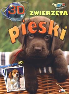 Okładka książki Zwierzęta 3D - Pieski