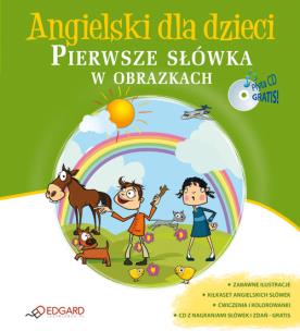 Okładka książki Angielski dla dzieci. Pierwsze słówka w obrazkach