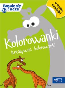 Okładka książki Bawię sie i uczę. Trzylatek Kolorowanki