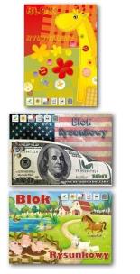 Opakowanie Blok rysunkowy biały A4/20K (20szt) LUCRUM