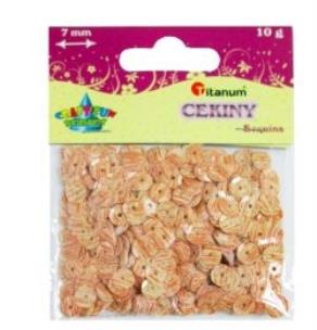 Okładka książki CEKINY KRABOWE 7MM 10G BPZ C07/M14-TITANUM