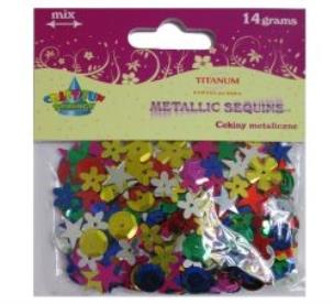 Opakowanie CEKINY MIX METALICZNE MIX KOLOROW BPZ-TITANUM