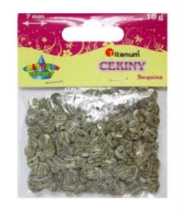 Okładka książki CEKINY SZARE KOLKA 7MM 10G BPZ C07/M17-TITNAUM