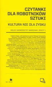 Okładka książki Czytanki dla robotników sztuki