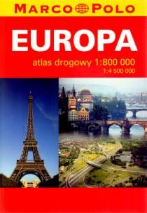 Okładka książki Europa atlas drogowy 1:800 000/1:4 500 000