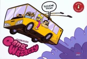 Okładka książki Gang Wąsaczy. Ruchome paski 