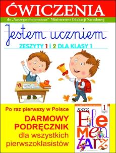 Okładka książki Jestem uczniem. Zeszyty 1 i 2 dla klasy 1