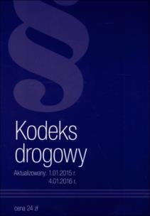 Okładka książki Kodeks drogowy