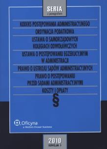 Okładka książki Kodeks postępowania administracyjnego Ordynacja podatkowa Ustawa o samorządowych kolegiach odwoławczych