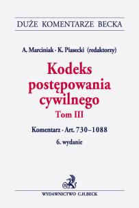 Opakowanie Kodeks postępowania cywilnego Tom 3