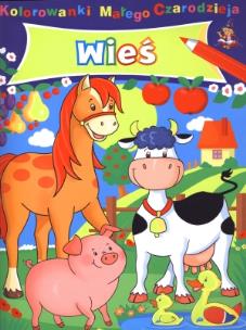 Okładka książki Kolorowanki Małego Czarodzieja - Wieś