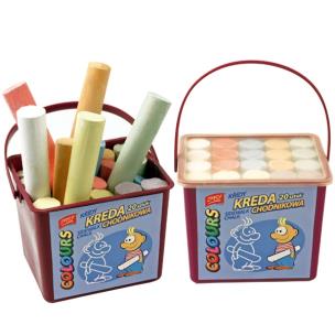 Opakowanie Kreda chodnikowa 5 kolorów 20 sztuk