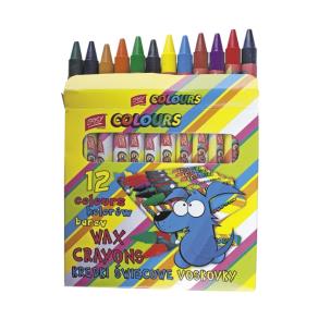 Opakowanie Kredki Świecowe 12 Kolorów