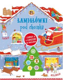 Okładka książki Łamigłówki pod choinkę