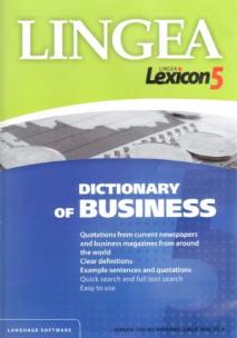Okładka książki Lingea Dictionary of Business