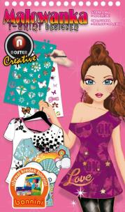 Okładka książki Malowanka 1424-04 szablony i naklejki