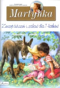 Okładka książki Martynka. Zeszyt ćwiczeń i zabaw dla  7-latków