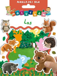 Okładka książki Naklejki dla maluchów. Las (koperta)