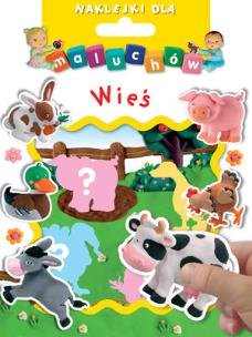 Okładka książki Naklejki dla maluchów. Wieś (koperta)