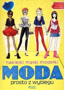 Okładka książki Naklejki małej modelki. Moda prosto z wybiegu