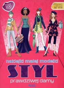 Okładka książki Naklejki młodej modelki. Styl prawdziwej damy