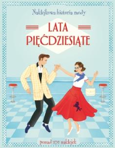 Okładka książki Naklejkowa historia mody Lata pięćdziesiąte