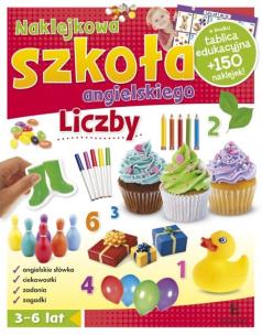 Okładka książki Naklejkowa szkoła angielskiego - Liczby