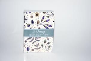 Opakowanie Notesiki Jesienne liście 3 sztuki