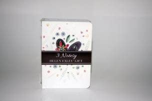 Opakowanie Notesiki Klucz do serca 3 sztuki