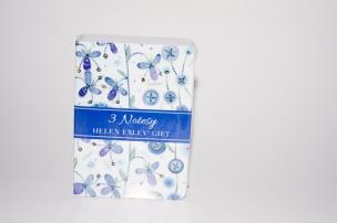 Opakowanie Notesiki Niebieski guzik 3 sztuki