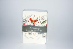 Opakowanie Notesiki Szare serce 3 sztuki