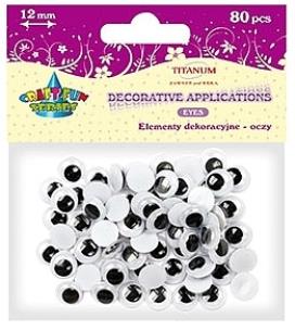 Opakowanie OZDOBA OCZY 12MM 80 BPZ-TITANUM