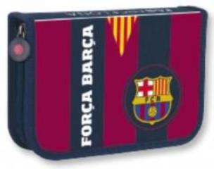Opakowanie Piórnik pojedyńczy 2 klapki FC Barcelona ASTRA