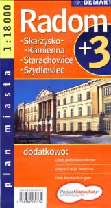 Okładka książki Plan Miasta Radom  1:18 000 DEMART
