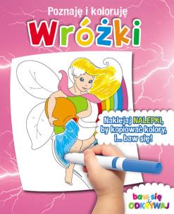 Okładka książki Poznaję i koloruję - Wróżki