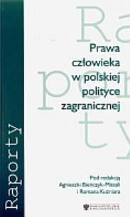 Okładka książki Prawa człowieka w polskiej polityce zagranicznej