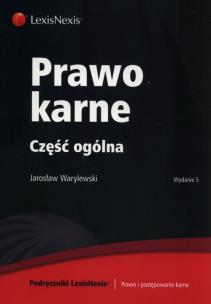 Okładka książki Prawo karne Część ogólna