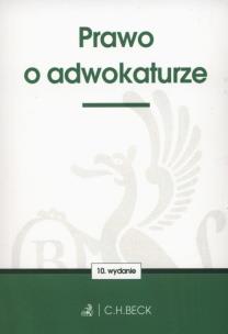 Okładka książki Prawo o adwokaturze
