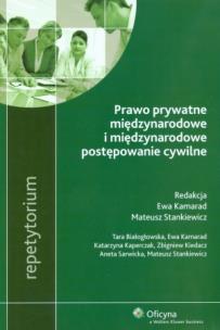 Okładka książki Prawo prywatne międzynarodowe i międzynarodowe postępowanie cywilne