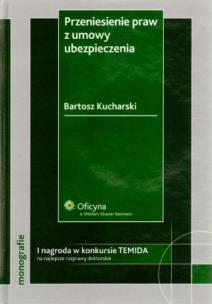 Okładka książki Przeniesienie praw z umowy ubezpieczenia