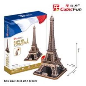 Okładka książki PUZZLE 3D WIEZA EIFFEL TOWER DUZY ZESTAW BPZ-CUBIC FUN