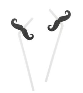 Opakowanie Słomki do picia z wąsami, 6 sztuk