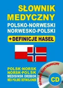 Okładka książki Słownik medyczny polsko-norweski + CD