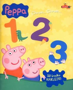 Okładka książki Świnka Peppa Chrum Chrum 1 2 3