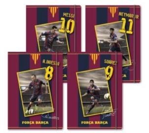 Opakowanie Teczka z gumką A4 FC Barcelona ASTRA