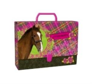 Opakowanie Teczka z rączką gruba Konie