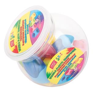 Opakowanie Temperówki podwójne z pojemnikiem 12 sztuk mix