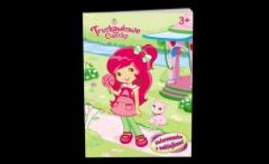 Okładka książki Truskawkowe Ciastko Kolorowanka z naklejkami