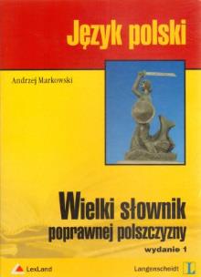 Okładka książki Wielki słownik poprawnej polszczyzny