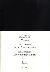 Okładka książki Wiersze. Świat. Poema naiwne. Głosy biednych ludzi Tom I – IV